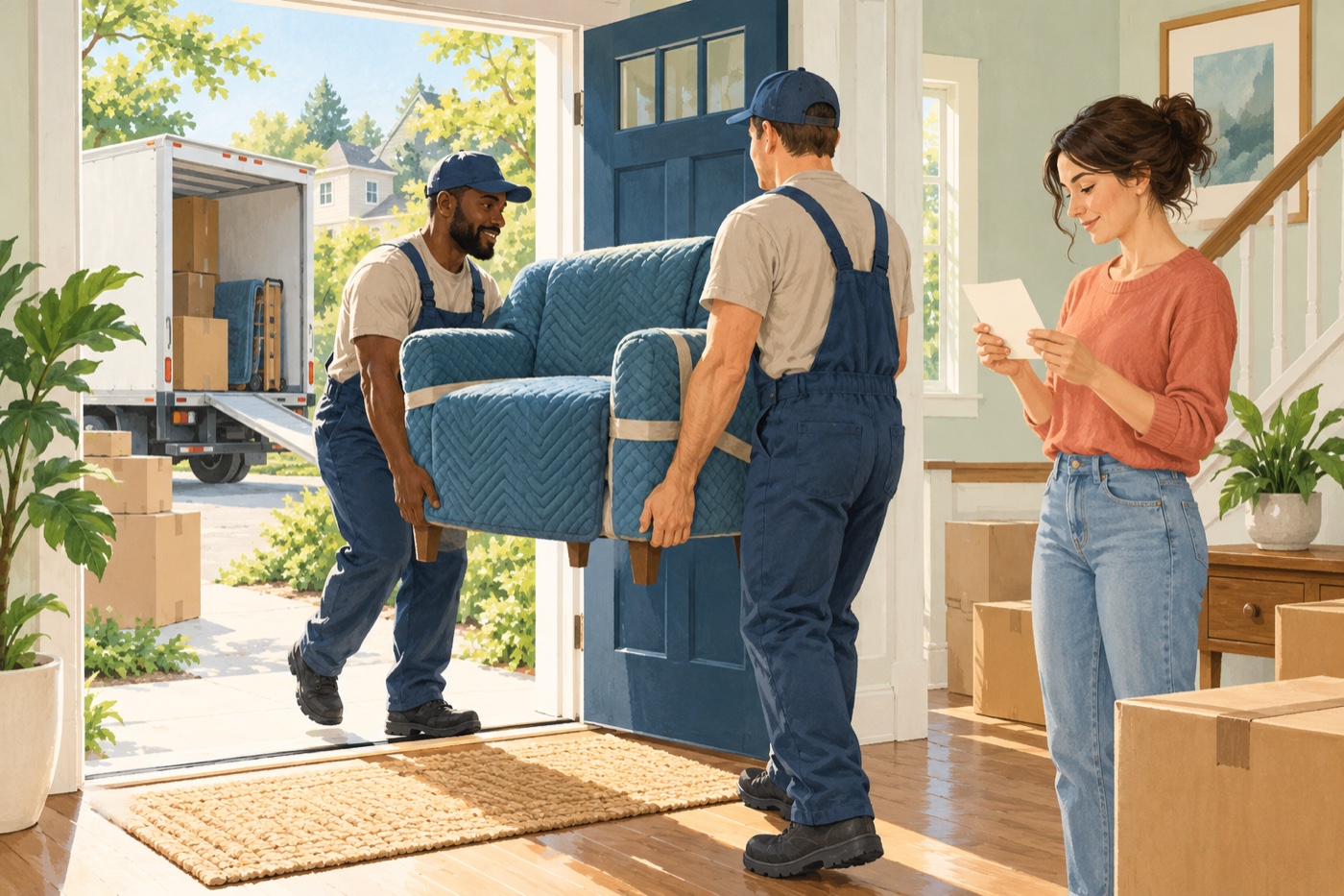 Second original illustration for How to Compare Moving-Service Packages Without Relying on Package Names