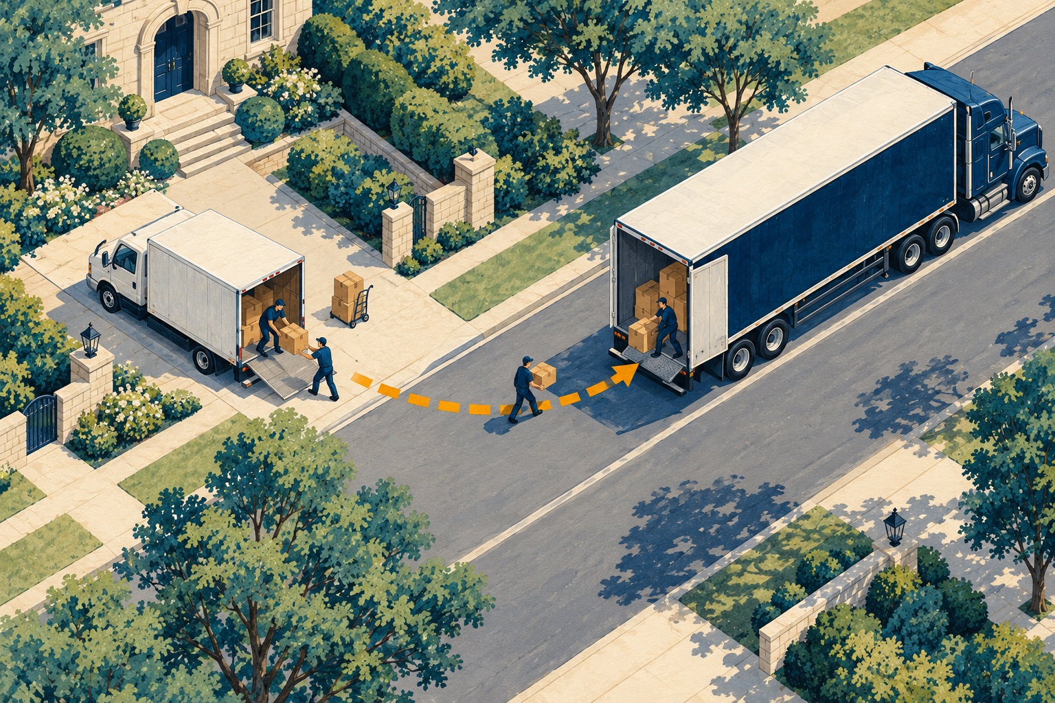 Editorial image for How to Compare a Moving Shuttle Service With Direct Truck Access