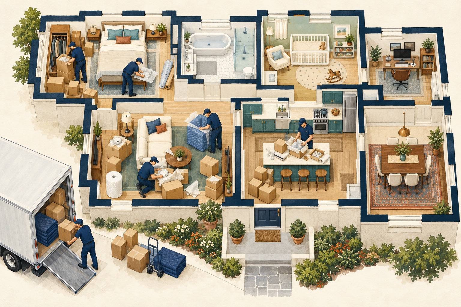 Editorial image for Choosing a Packing-Service Level by the Rooms You Need Help With