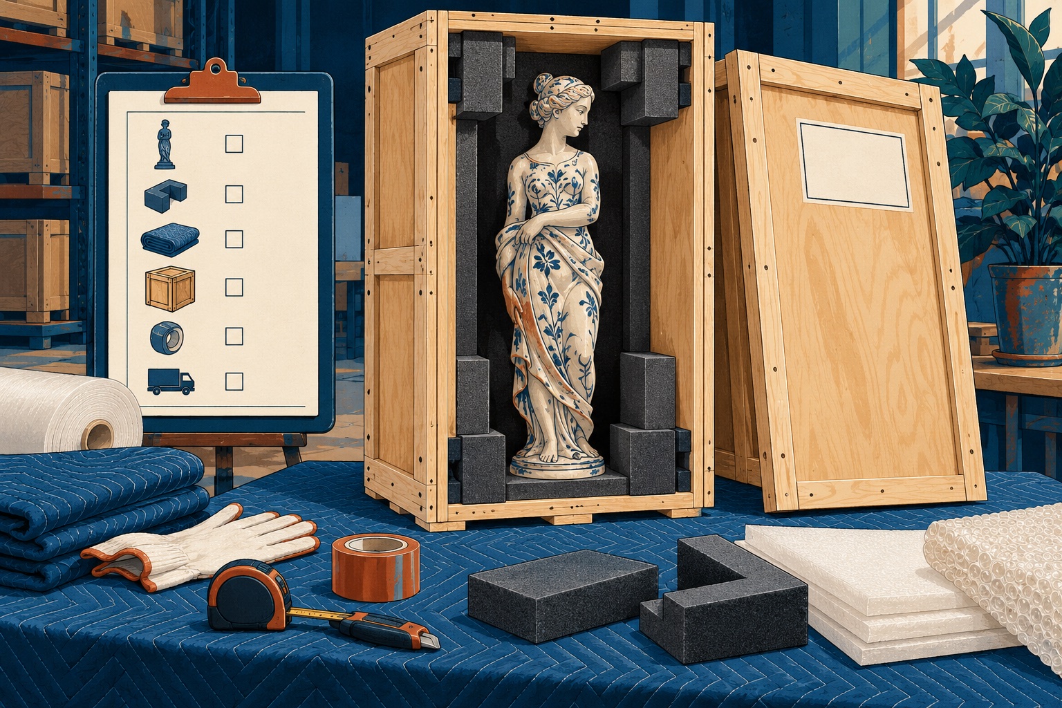 Second original illustration for How to Price Crating for a Single High-Risk Household Item