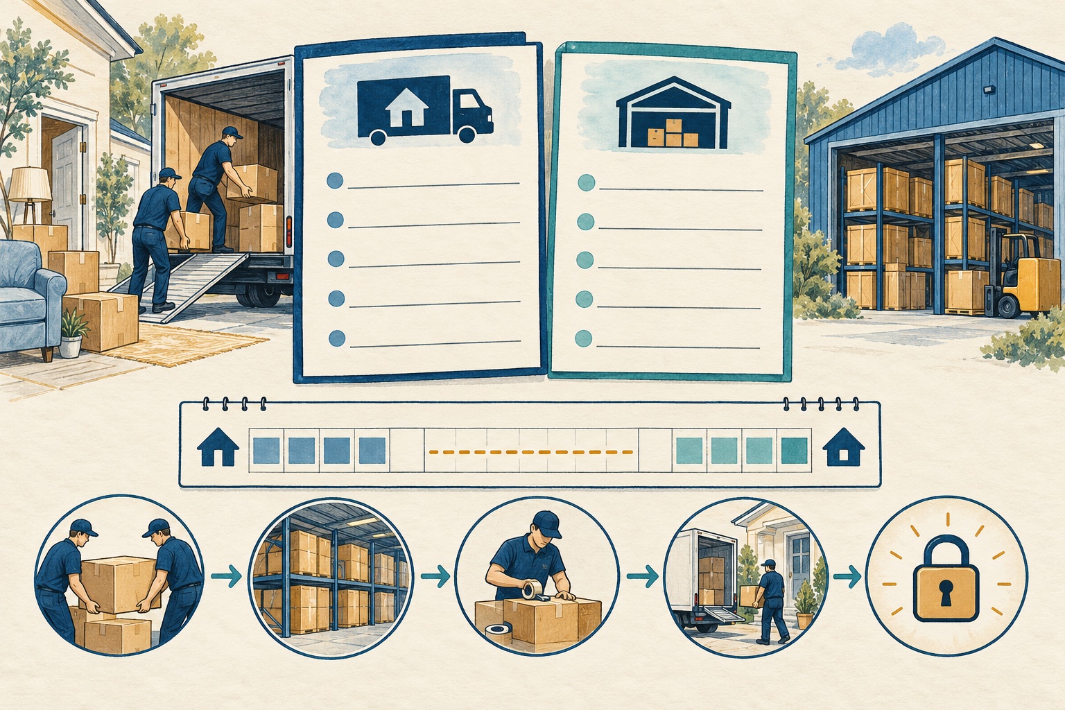 Second original illustration for Comparing Moving-Service Packages When Your Move Includes Storage