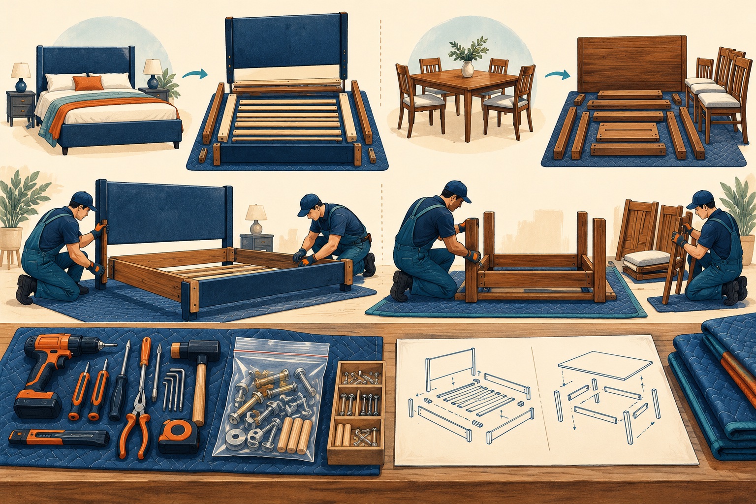 Editorial image for How to Compare Furniture Disassembly as an Optional Moving Service