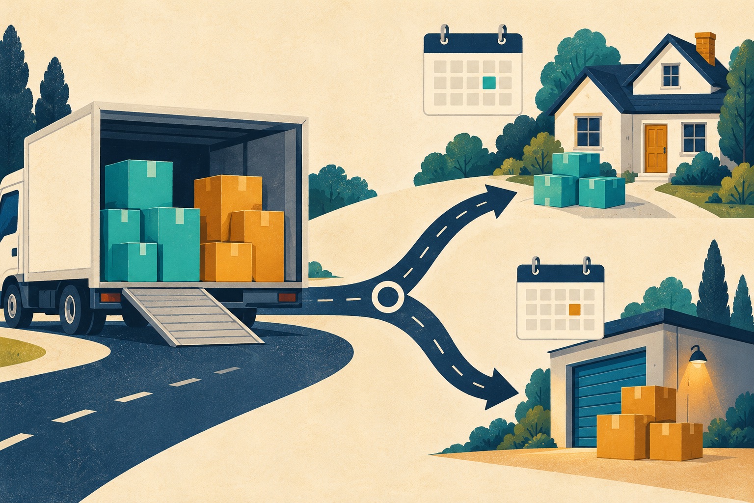 Second original illustration for When a Disconnected Move Package Needs a Separate Delivery Service